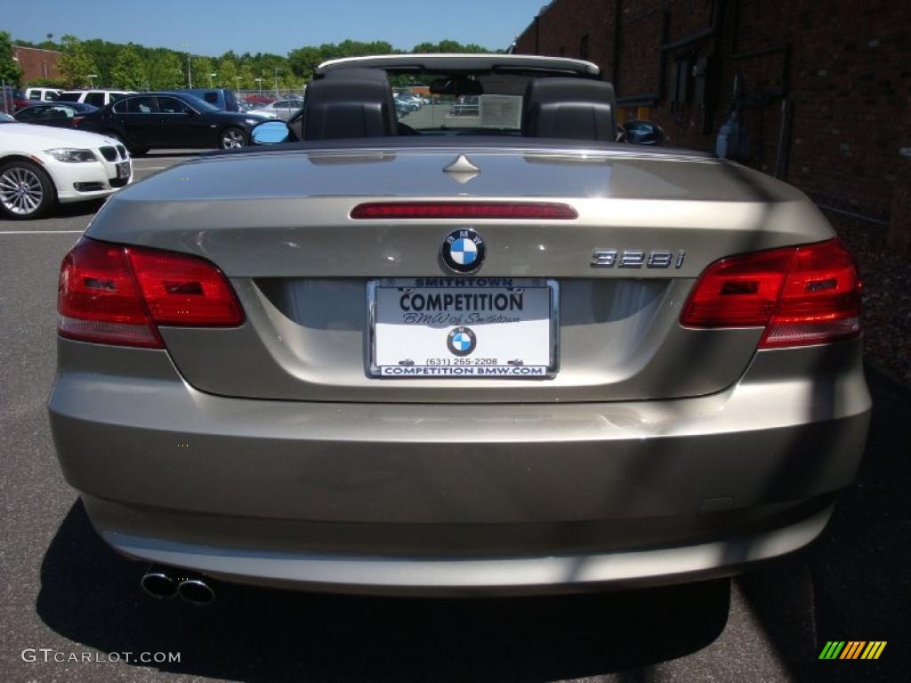 2007 3 Series 328i Convertible - Platinum Bronze Metallic / Black photo #6