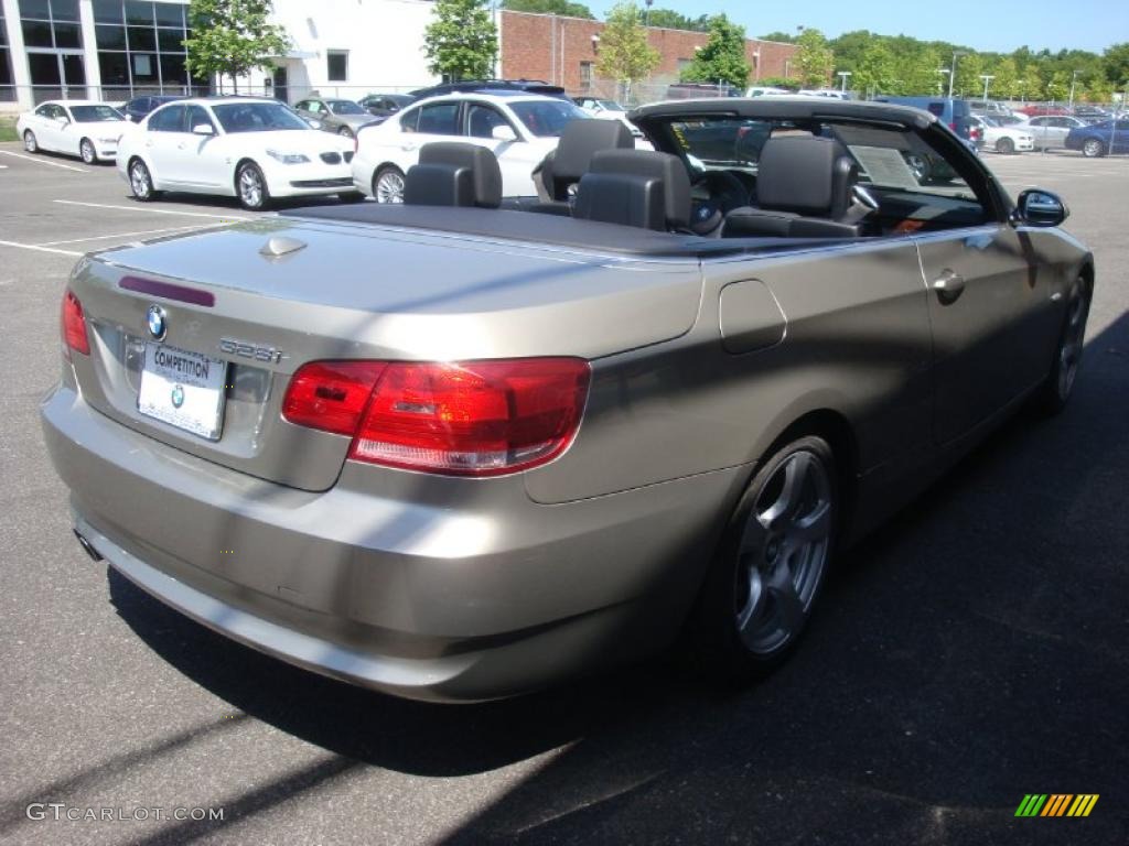 2007 3 Series 328i Convertible - Platinum Bronze Metallic / Black photo #7