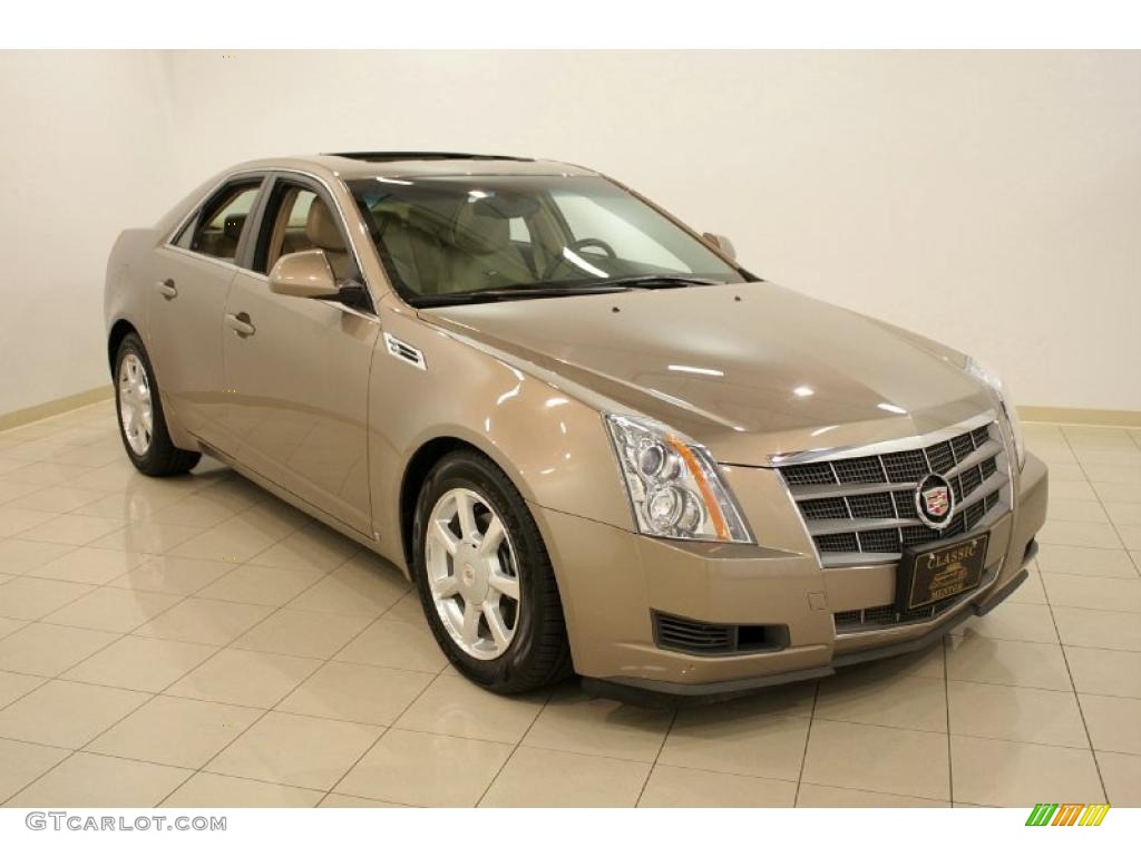 2008 Gold Mist Cadillac CTS 4 AWD Sedan 30544296 Car