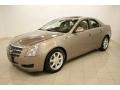 2008 Gold Mist Cadillac CTS 4 AWD Sedan  photo #3