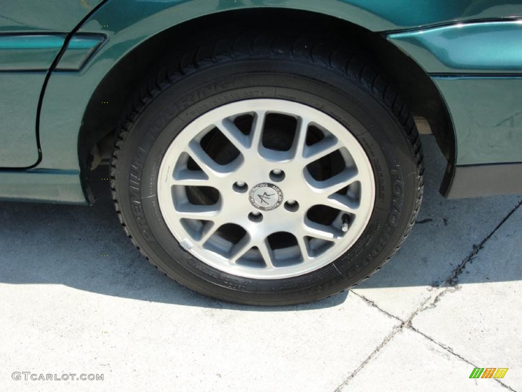 1997 Jetta GL Sedan - Classic Green Pearl Metallic / Grey photo #13