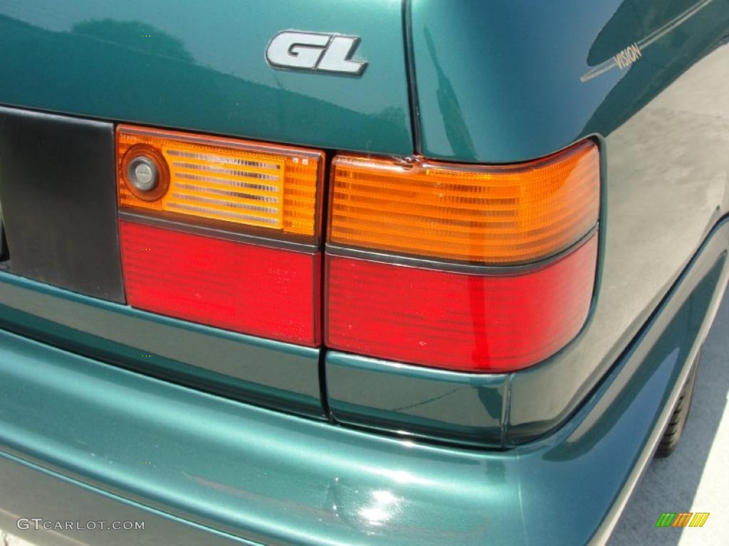 1997 Jetta GL Sedan - Classic Green Pearl Metallic / Grey photo #18