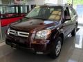 2007 Dark Cherry Pearl Honda Pilot EX 4WD  photo #1