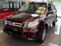 2007 Dark Cherry Pearl Honda Pilot EX 4WD  photo #2