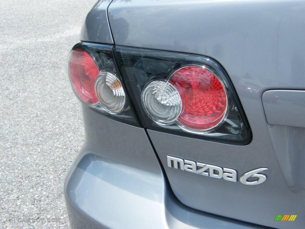 2007 MAZDA6 i Touring Sedan - Tungsten Gray Metallic / Black photo #10