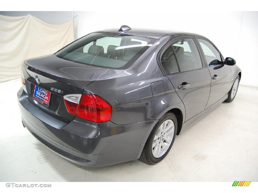 2007 3 Series 328i Sedan - Sparkling Graphite Metallic / Black photo #6