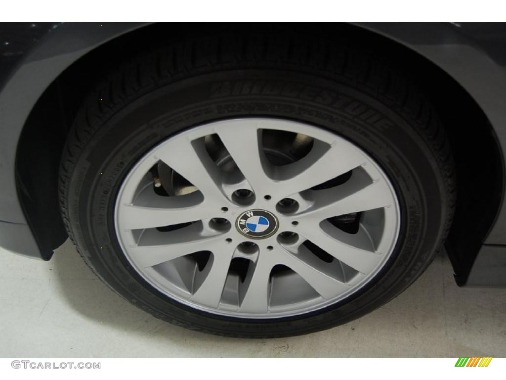 2007 3 Series 328i Sedan - Sparkling Graphite Metallic / Black photo #12