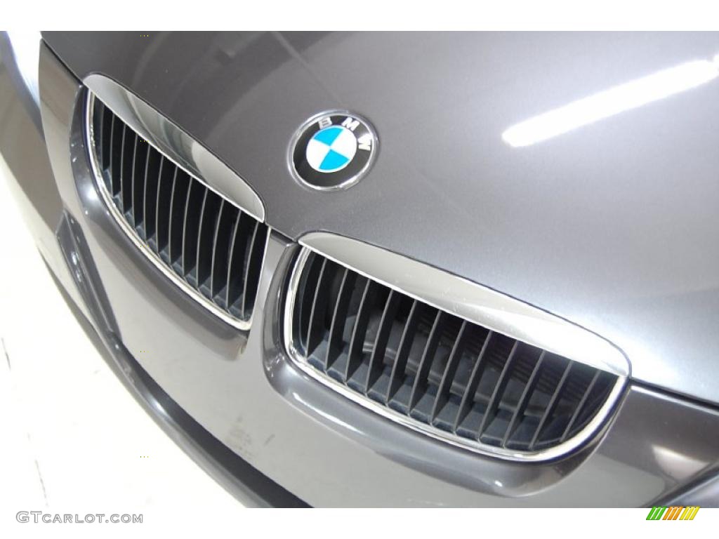 2007 3 Series 328i Sedan - Sparkling Graphite Metallic / Black photo #14