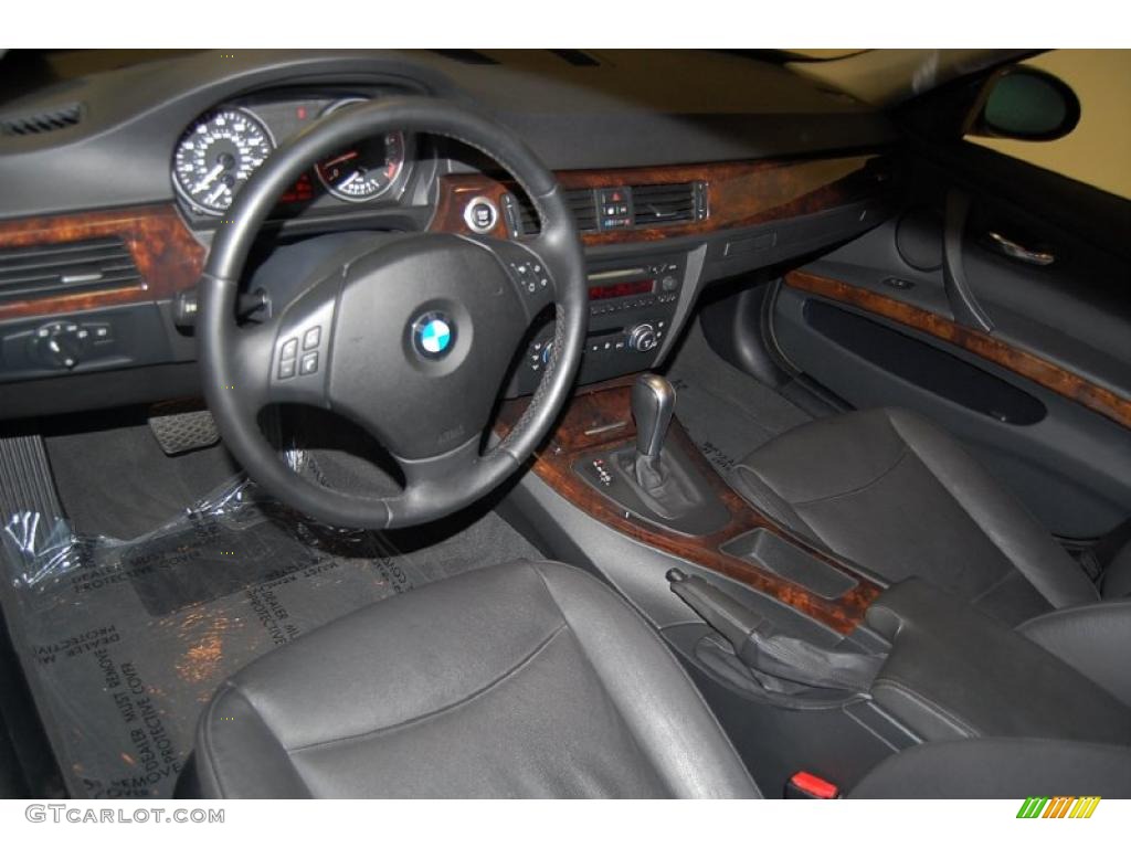 2007 3 Series 328i Sedan - Sparkling Graphite Metallic / Black photo #18