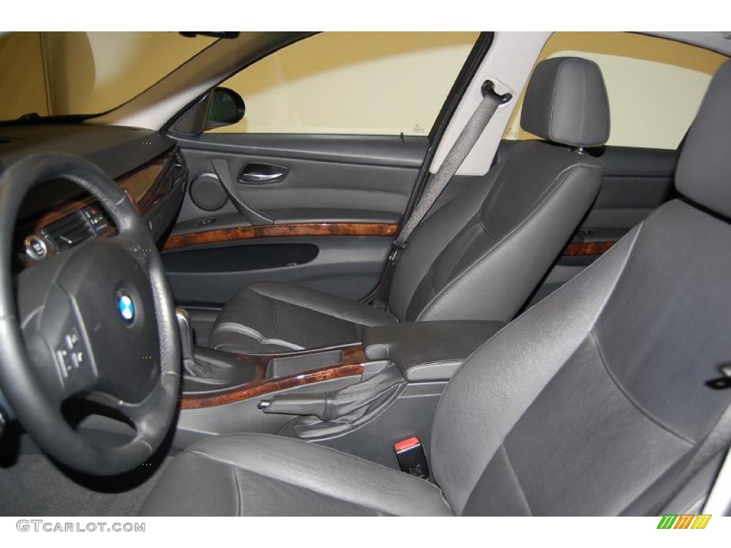 2007 3 Series 328i Sedan - Sparkling Graphite Metallic / Black photo #19
