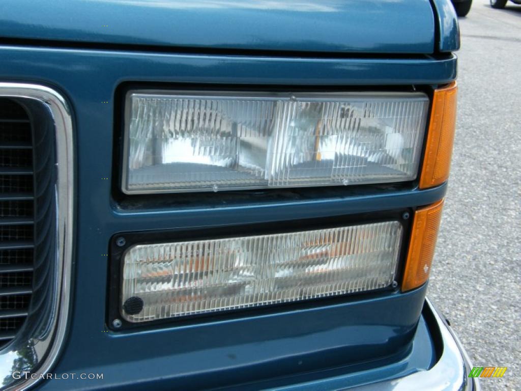 1995 Suburban C1500 - Medium Dark Teal Metallic / Tan photo #9