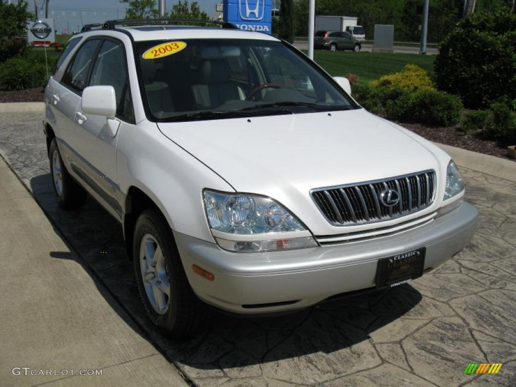 2003 RX 300 AWD - White Gold Crystal / Ivory photo #1