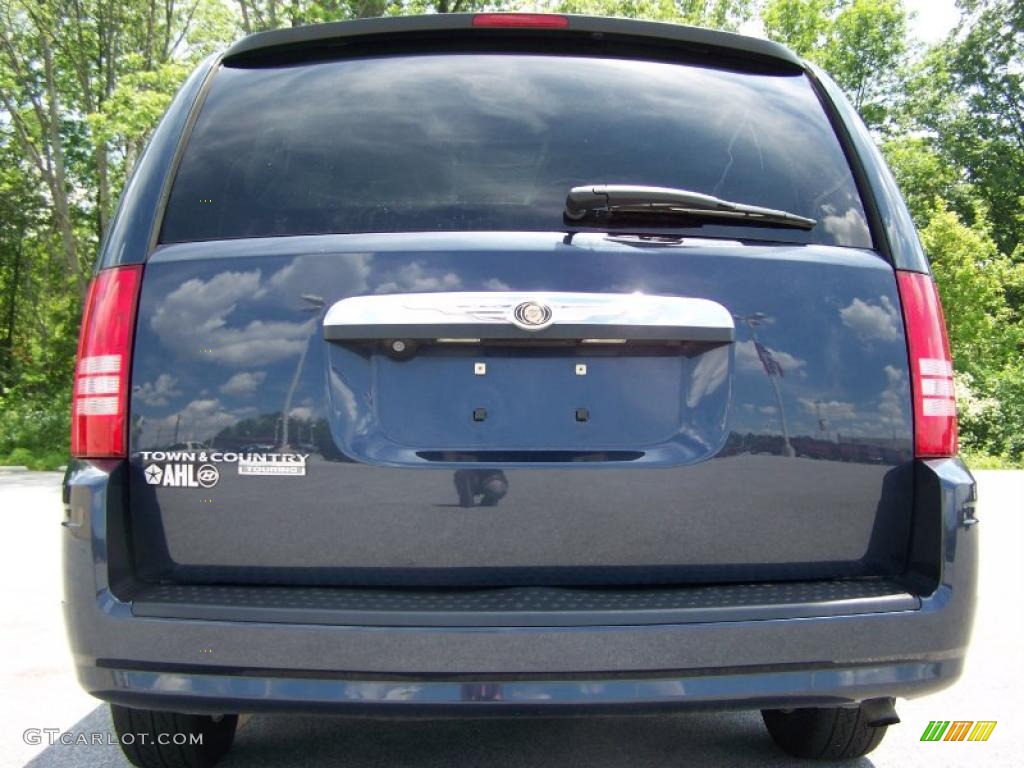 2008 Town & Country Touring - Modern Blue Pearlcoat / Medium Slate Gray/Light Shale photo #4