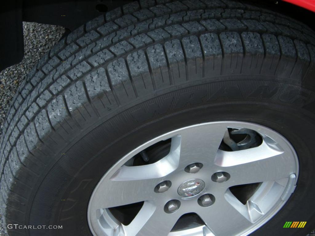 2010 Ram 1500 SLT Quad Cab - Inferno Red Crystal Pearl / Dark Slate/Medium Graystone photo #12