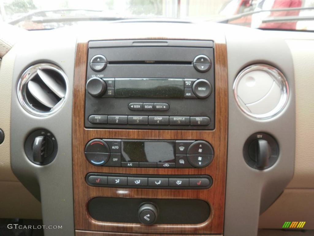 2004 F150 Lariat SuperCrew 4x4 - Black / Tan photo #6