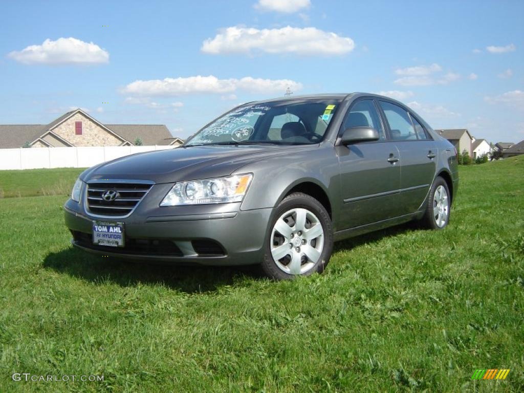 2009 Sonata GLS - Willow Gray / Gray photo #1