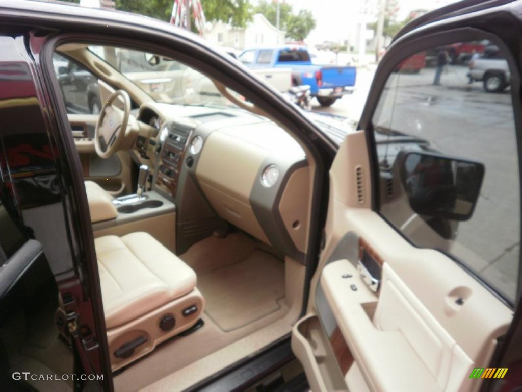 2004 F150 Lariat SuperCrew 4x4 - Black / Tan photo #16