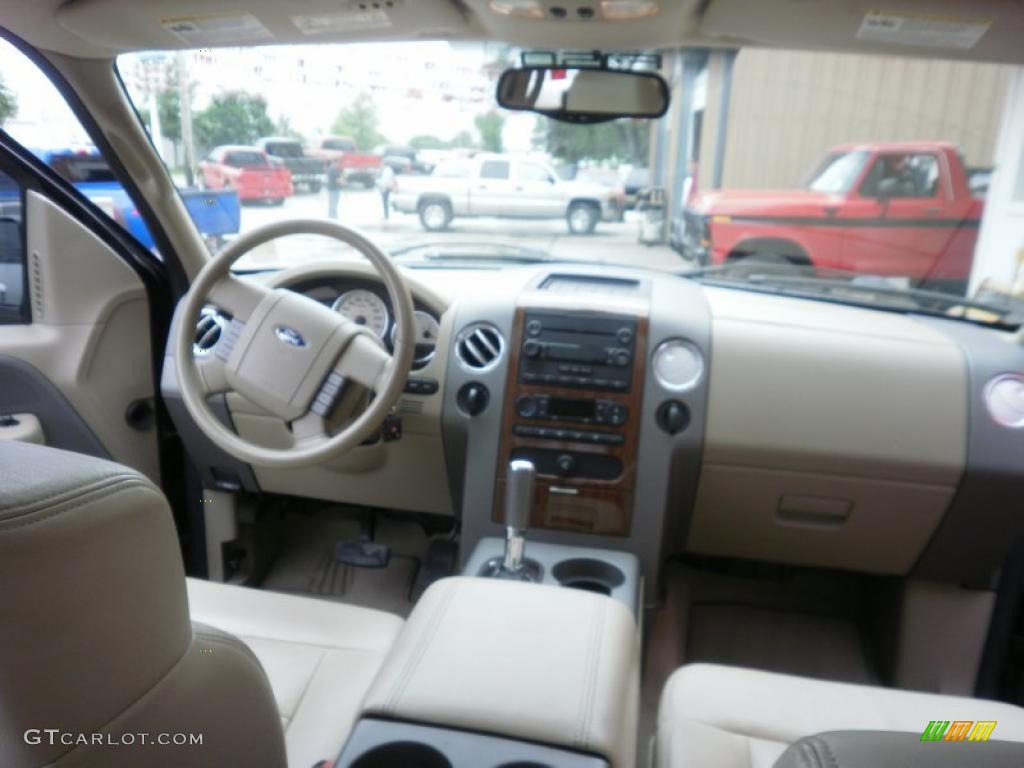 2004 F150 Lariat SuperCrew 4x4 - Black / Tan photo #18