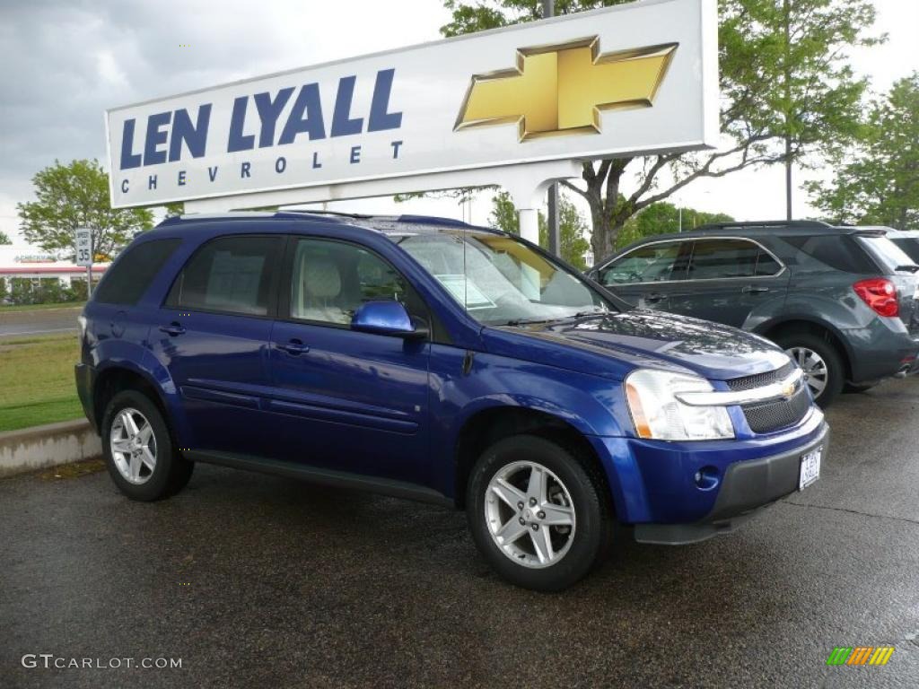 2006 Equinox LT AWD - Laser Blue Metallic / Light Cashmere photo #1
