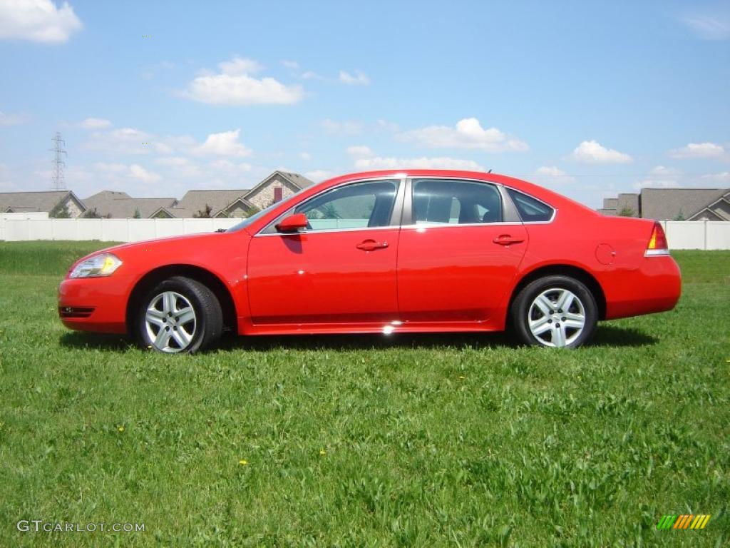 2010 Impala LS - Victory Red / Gray photo #2
