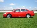 2010 Victory Red Chevrolet Impala LS  photo #2