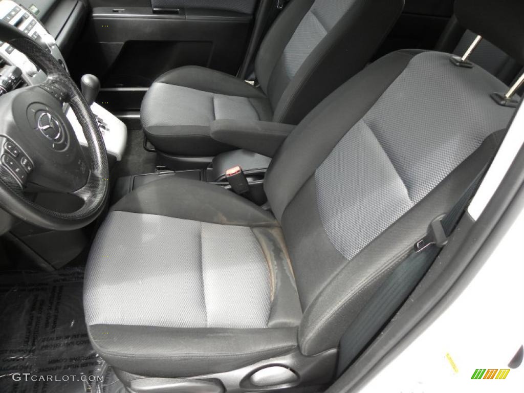 2007 MAZDA5 Sport - Whitewater Pearl Mica / Black photo #4