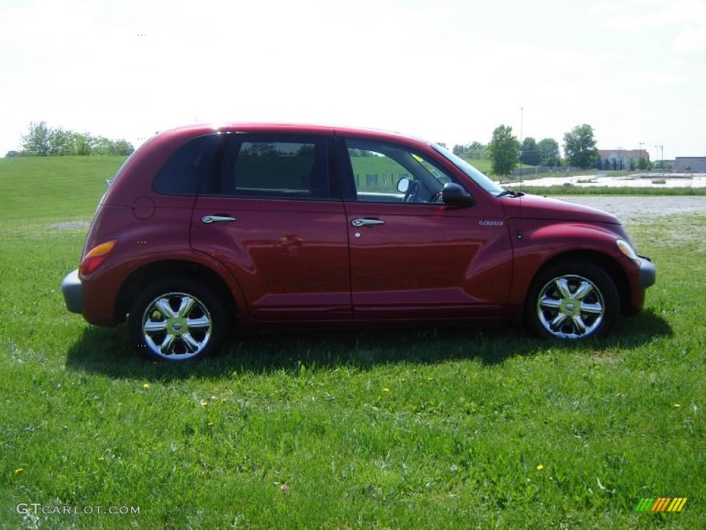 2002 PT Cruiser Limited - Deep Cranberry Pearlcoat / Taupe photo #6