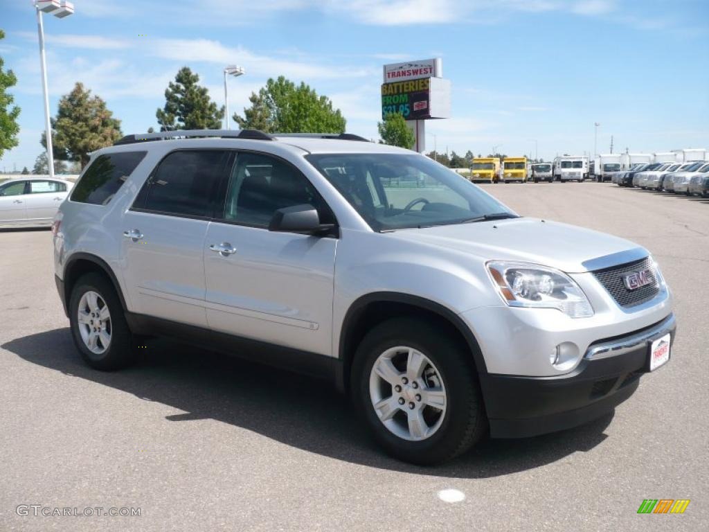 2010 Acadia SLE AWD - Quicksilver Metallic / Ebony photo #1