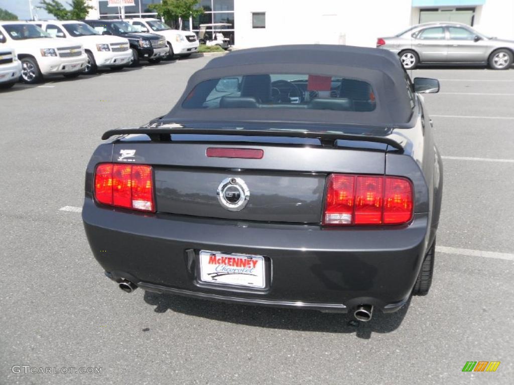 2007 Mustang GT Premium Convertible - Tungsten Grey Metallic / Black/Dove Accent photo #3