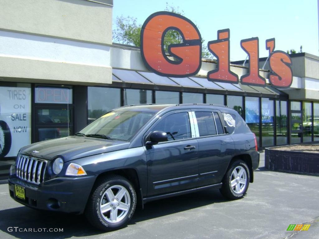 2008 Compass Sport 4x4 - Steel Blue Metallic / Dark Slate Gray photo #1