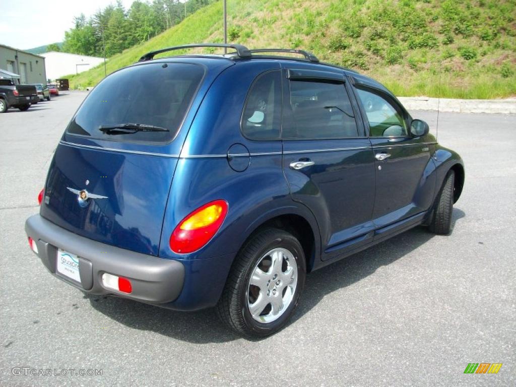 2001 PT Cruiser Limited - Patriot Blue Pearl / Taupe/Pearl Beige photo #5