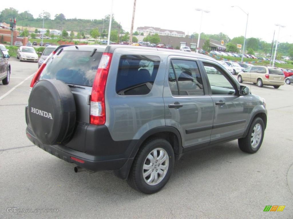 2005 CR-V EX 4WD - Silver Moss Metallic / Black photo #6