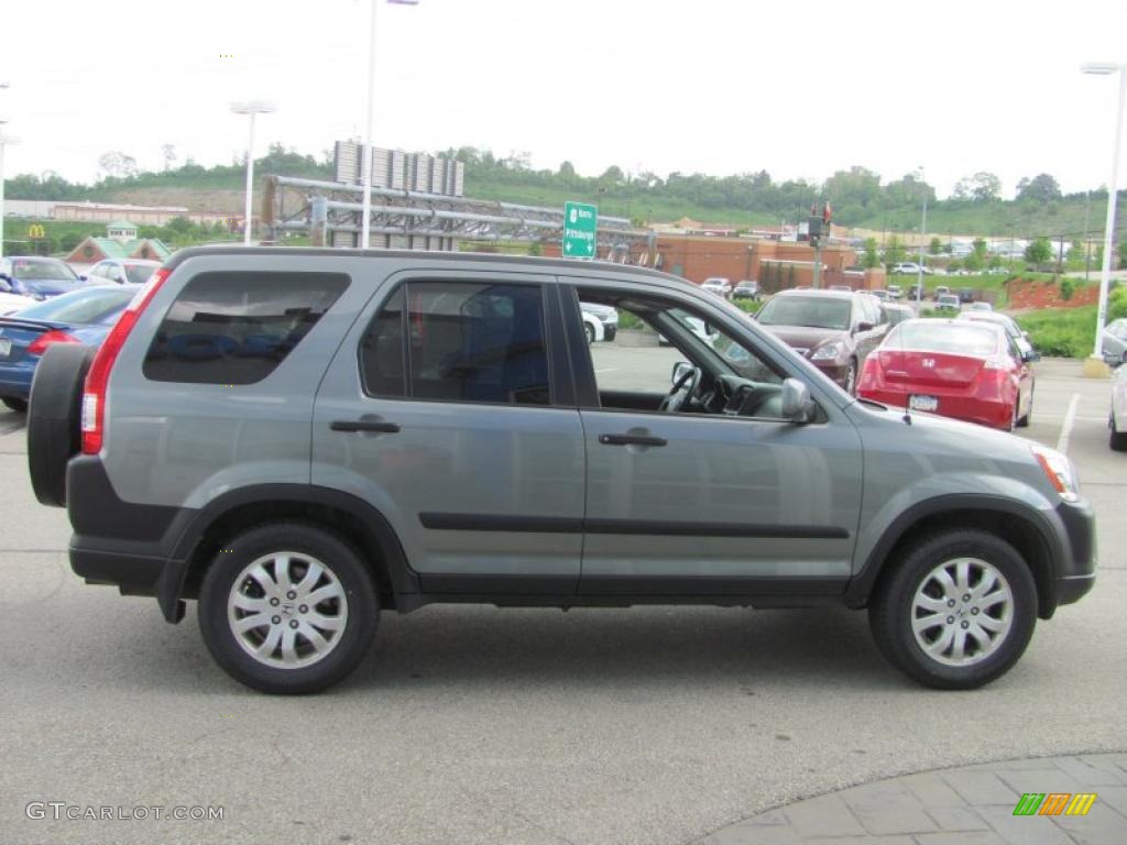 2005 CR-V EX 4WD - Silver Moss Metallic / Black photo #7