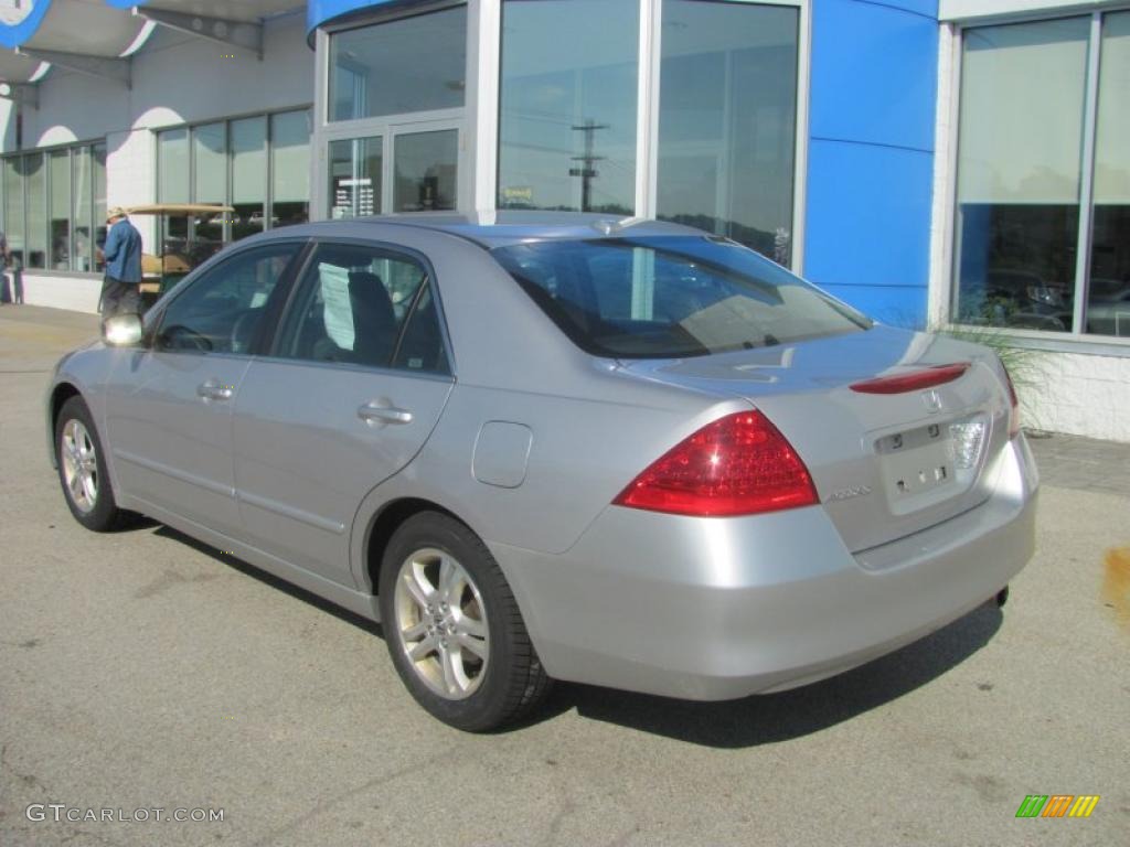 2006 Accord EX-L Sedan - Alabaster Silver Metallic / Black photo #4