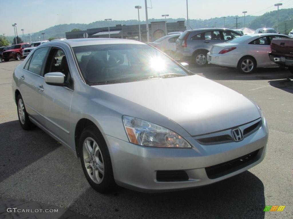 2006 Accord EX-L Sedan - Alabaster Silver Metallic / Black photo #10