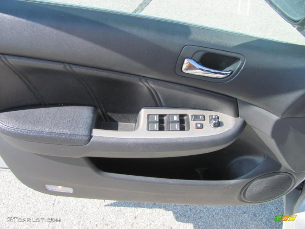 2006 Accord EX-L Sedan - Alabaster Silver Metallic / Black photo #16