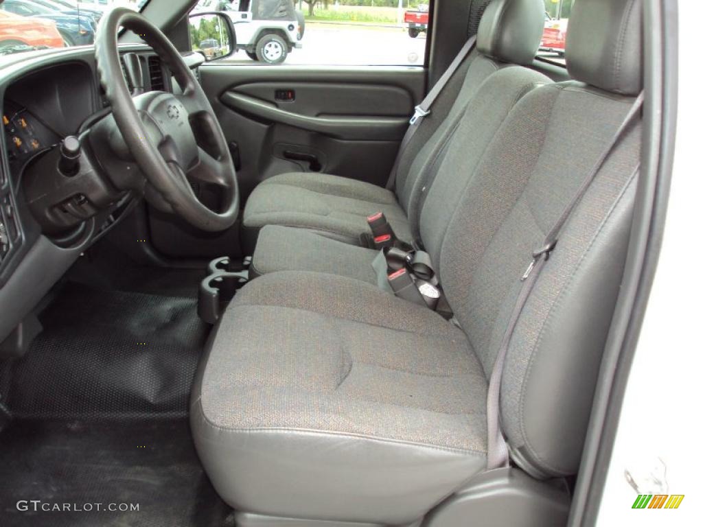 2005 Silverado 1500 Regular Cab - Summit White / Dark Charcoal photo #4