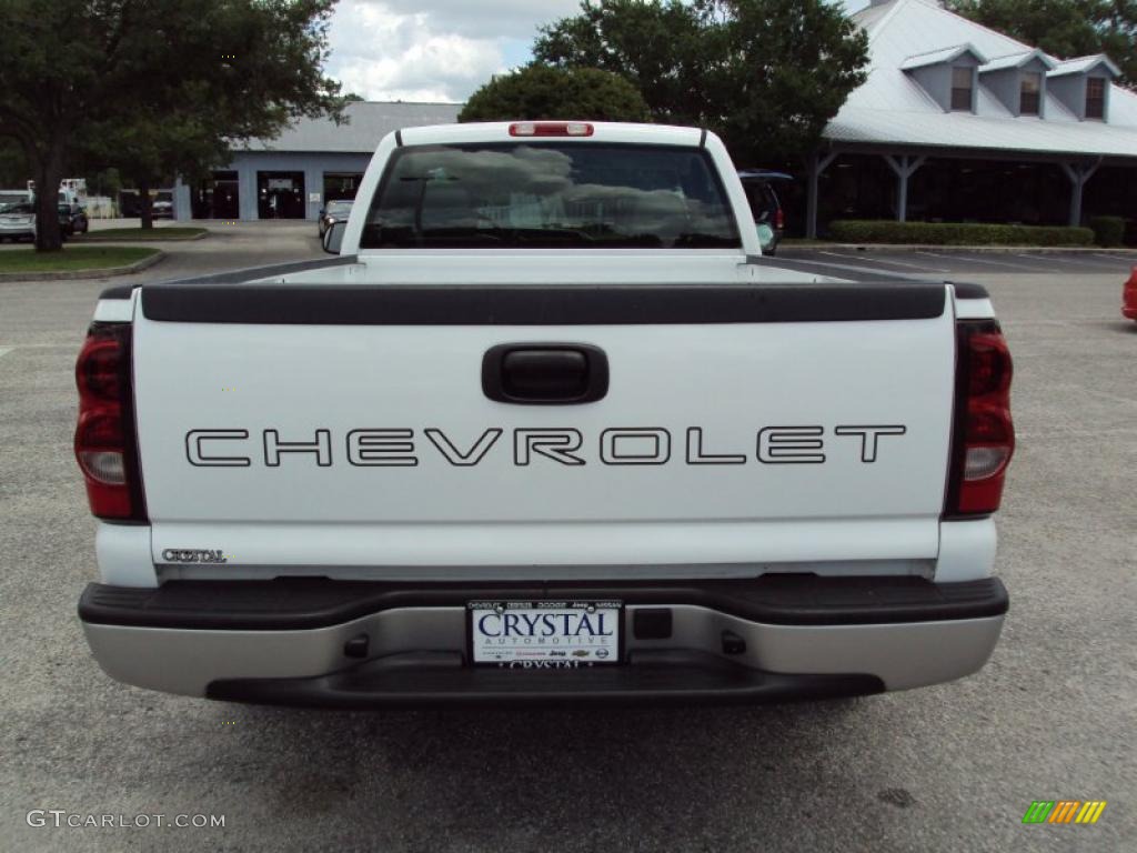 2005 Silverado 1500 Regular Cab - Summit White / Dark Charcoal photo #6