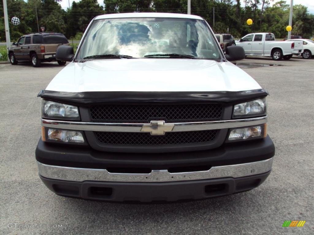 2005 Silverado 1500 Regular Cab - Summit White / Dark Charcoal photo #11