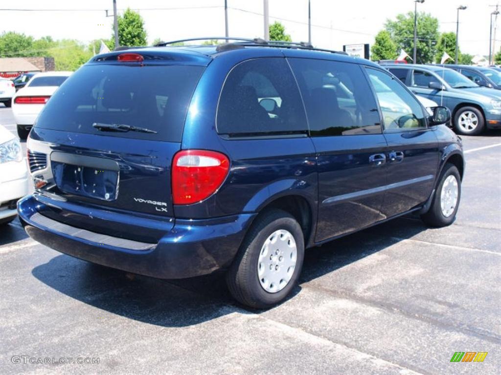 2003 Voyager LX - Midnight Blue Pearl / Sandstone photo #3
