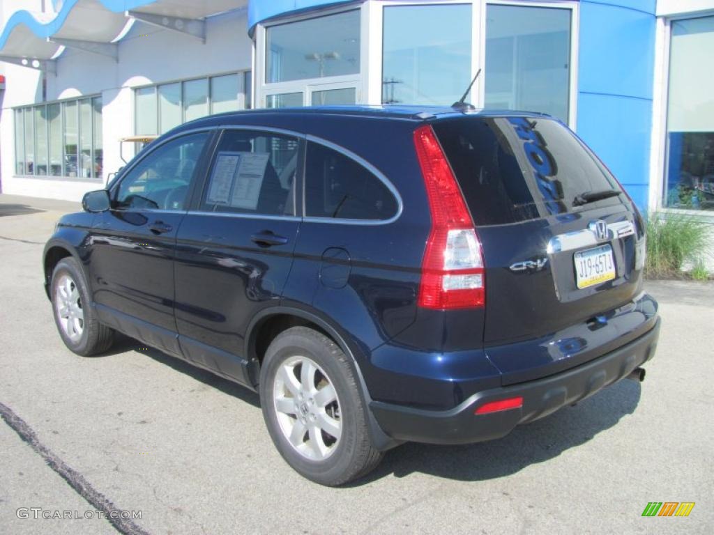 2007 CR-V EX-L 4WD - Royal Blue Pearl / Gray photo #5