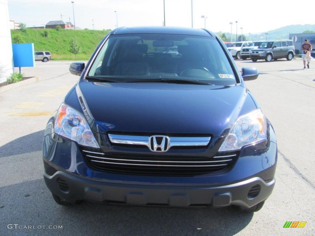 2007 CR-V EX-L 4WD - Royal Blue Pearl / Gray photo #9