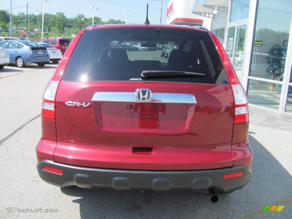 2007 CR-V EX 4WD - Tango Red Pearl / Gray photo #6