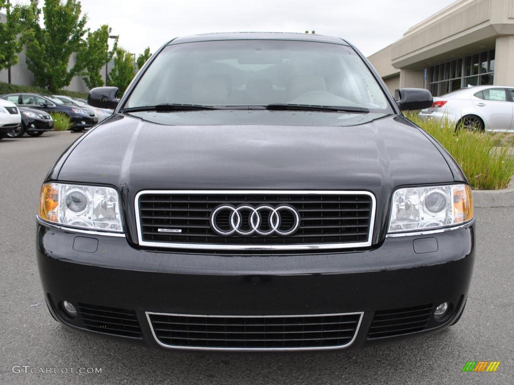 2004 A6 3.0 quattro Sedan - Brilliant Black / Beige photo #2