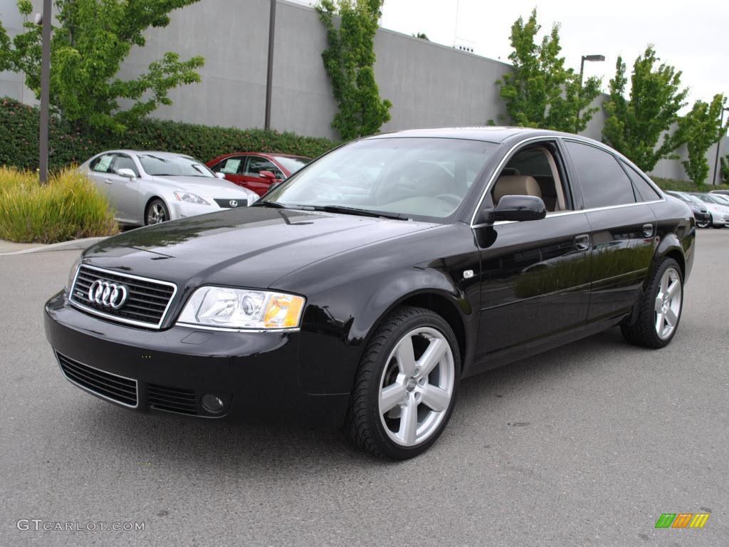 2004 A6 3.0 quattro Sedan - Brilliant Black / Beige photo #3