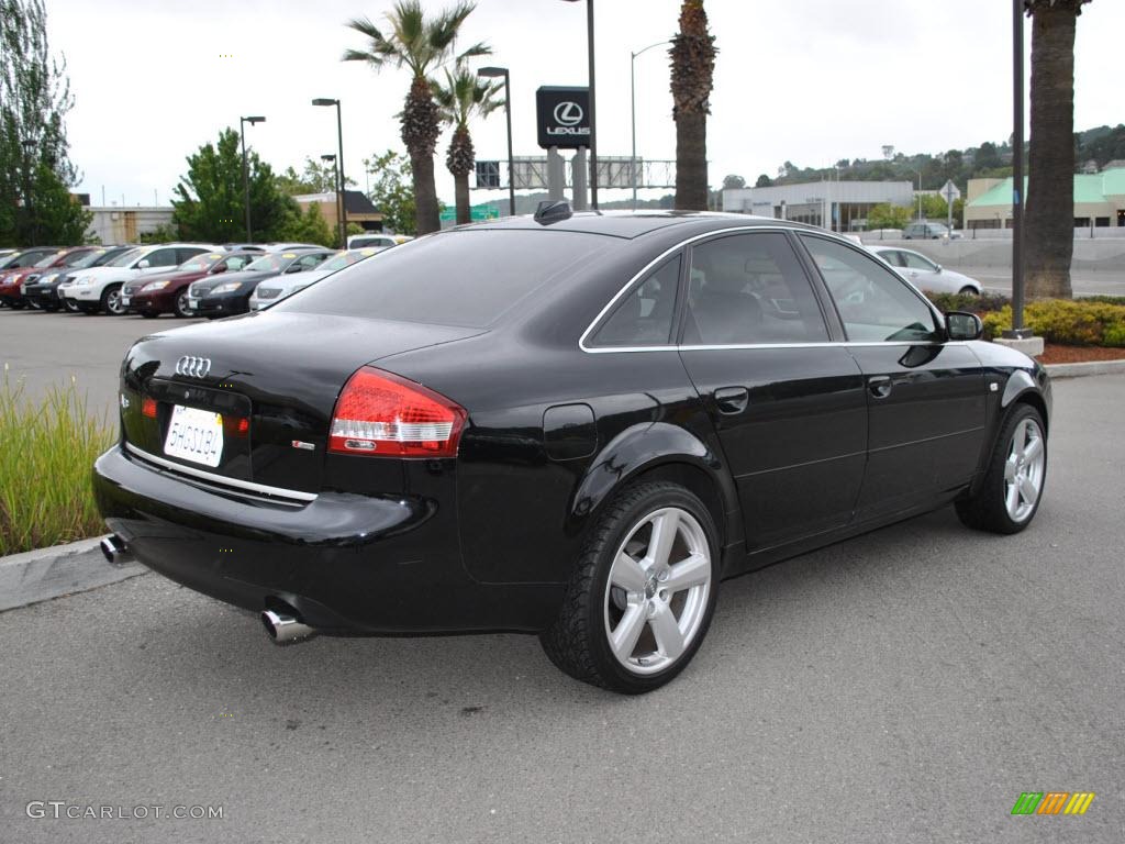 2004 A6 3.0 quattro Sedan - Brilliant Black / Beige photo #7