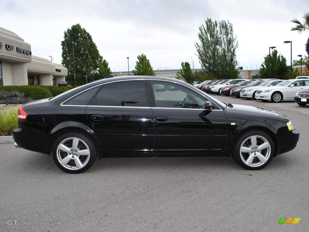 2004 A6 3.0 quattro Sedan - Brilliant Black / Beige photo #8