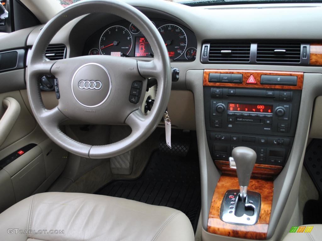 2004 A6 3.0 quattro Sedan - Brilliant Black / Beige photo #11