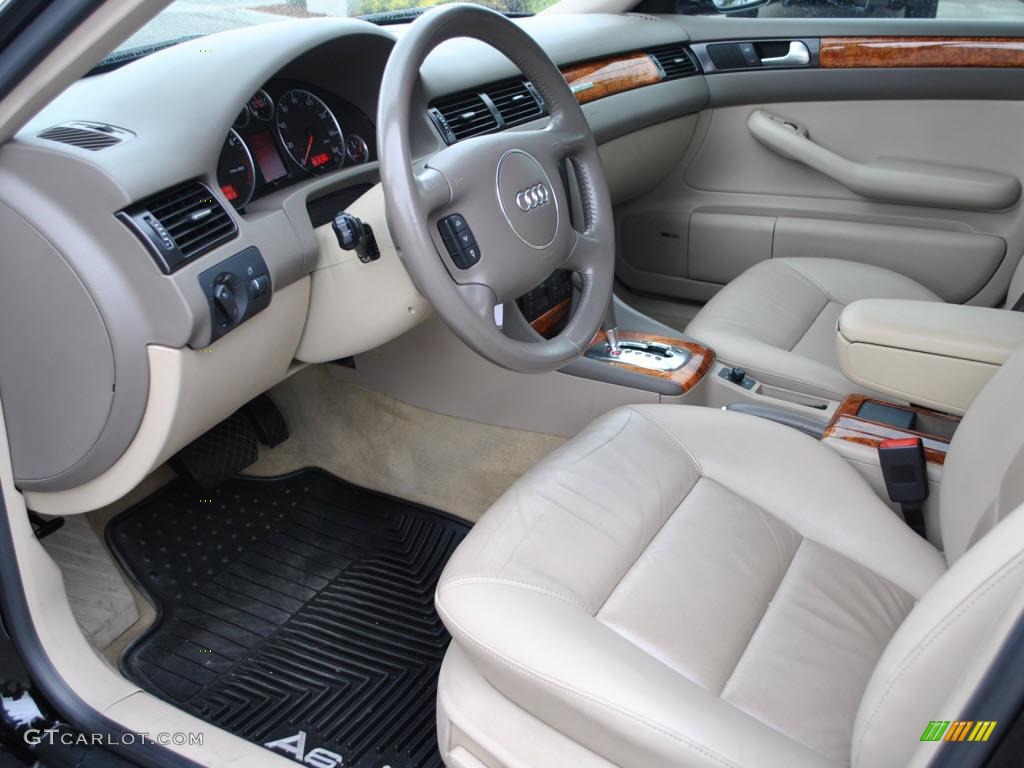 2004 A6 3.0 quattro Sedan - Brilliant Black / Beige photo #13