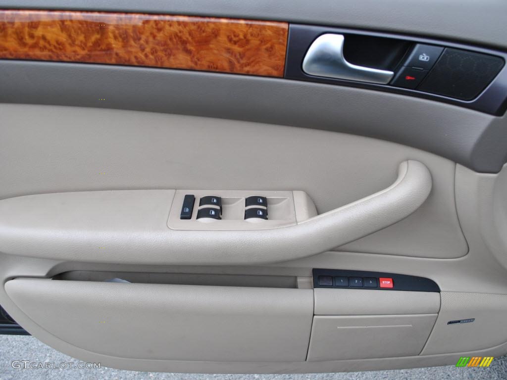 2004 A6 3.0 quattro Sedan - Brilliant Black / Beige photo #17